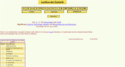 Desktop Screenshot of lichtleben-lexikon.de
